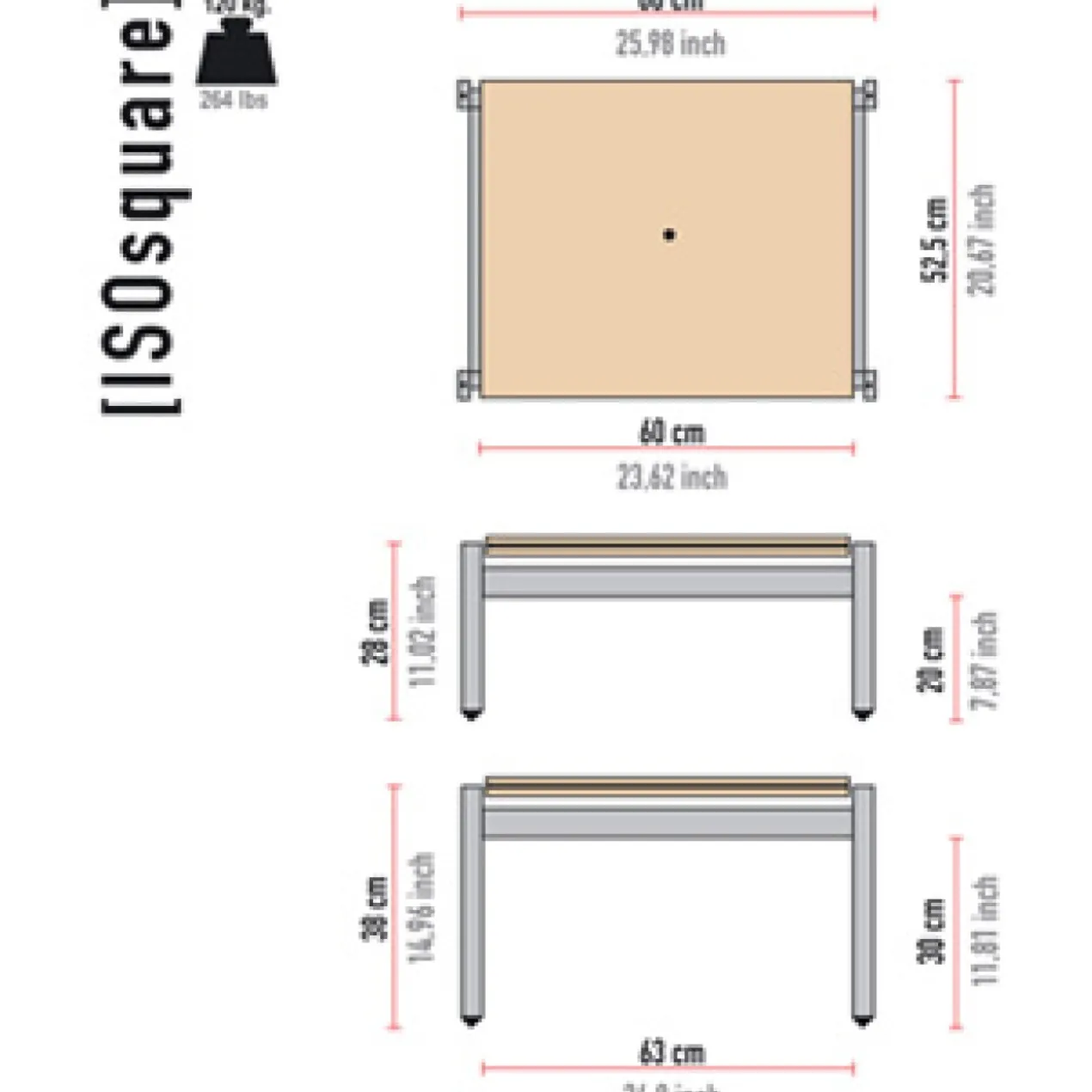 Music Tools Isosquare Wood